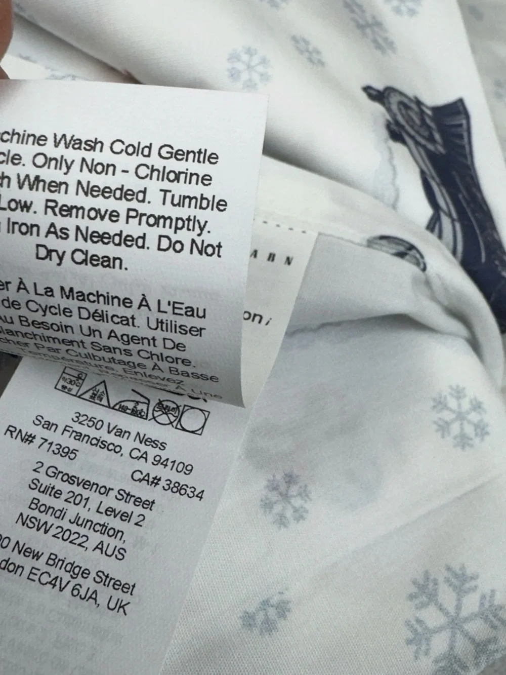 Pottery Barn The Polar Express Sheet Set King 4-piece Christmas Holidays NWOT